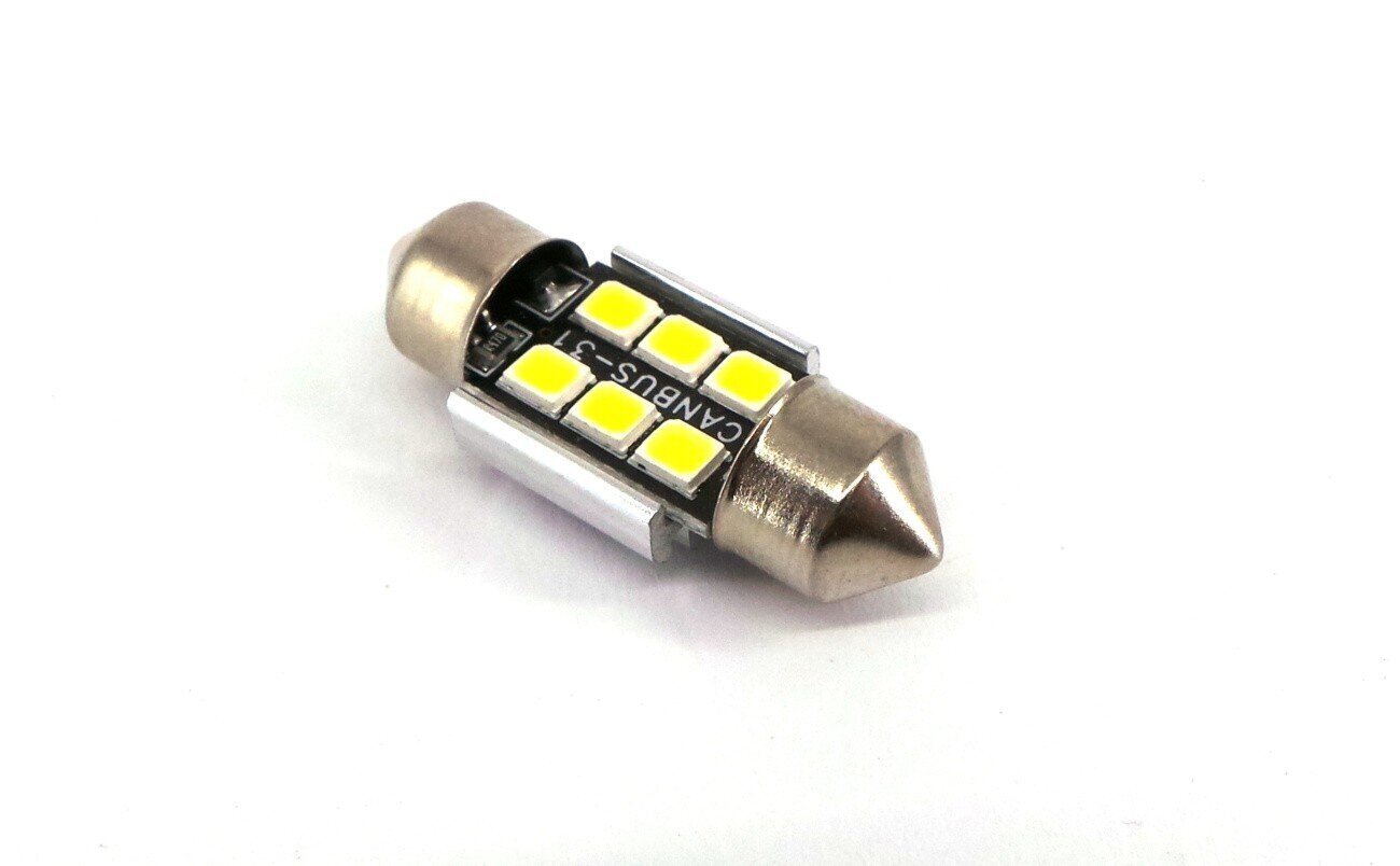 C3W, C5W LED SV8.5 12-24V Canbus, 31mm 220lm, 1 kpl. hinta ja tiedot | Polttimot | hobbyhall.fi