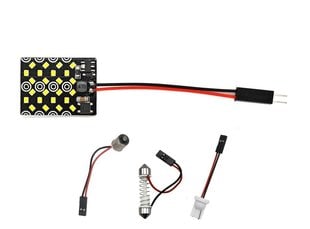 Paneeli 24 LED 12V W5W, C5W, BA9S, T10, SV8.5, T4W canbus, 1000lm, 1 kpl. hinta ja tiedot | Polttimot | hobbyhall.fi