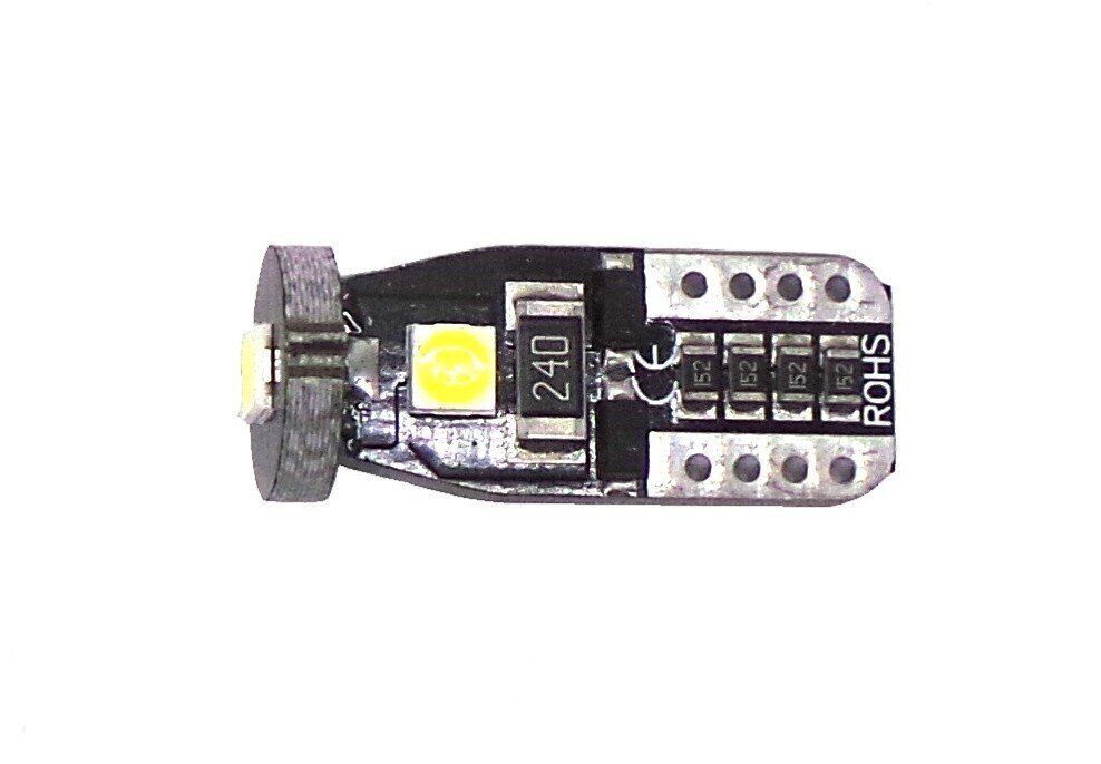 W5W LED-lamppu T10 12V-18V canbus, 240lm 1 kpl. hinta ja tiedot | Polttimot | hobbyhall.fi