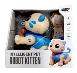 Interactive Cat - Robotti kaukosäätimellä, sininen hinta ja tiedot | Poikien lelut | hobbyhall.fi