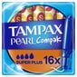 Tamponit Tampax Compak Pearl Super Plus, 16 kpl. hinta ja tiedot | Tamponit ja terveyssiteet | hobbyhall.fi