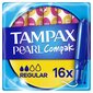 Tamponit Tampax Compak Pearl Regular, 16 kpl. hinta ja tiedot | Tamponit ja terveyssiteet | hobbyhall.fi