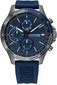 Miesten kello Tommy Hilfiger 1791721 Bank, sininen hinta ja tiedot | Miesten kellot | hobbyhall.fi