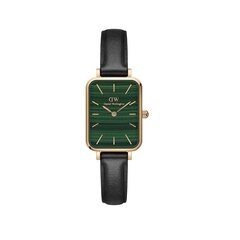 Naisten kello Daniel Wellington Quadro Pressed Sheffield Gold Emerald, musta/vihreä hinta ja tiedot | Naisten kellot | hobbyhall.fi