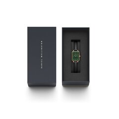 Naisten kello Daniel Wellington Quadro Pressed Sheffield Gold Emerald, musta/vihreä hinta ja tiedot | Naisten kellot | hobbyhall.fi