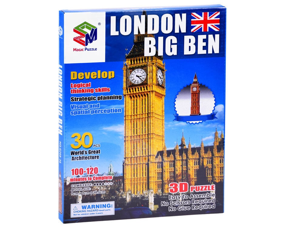 3D-palapeli Big Ben hinta ja tiedot | Palapelit | hobbyhall.fi