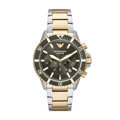 Miesten kello Emporio Armani Diver, kultainen/hopea hinta ja tiedot | Miesten kellot | hobbyhall.fi