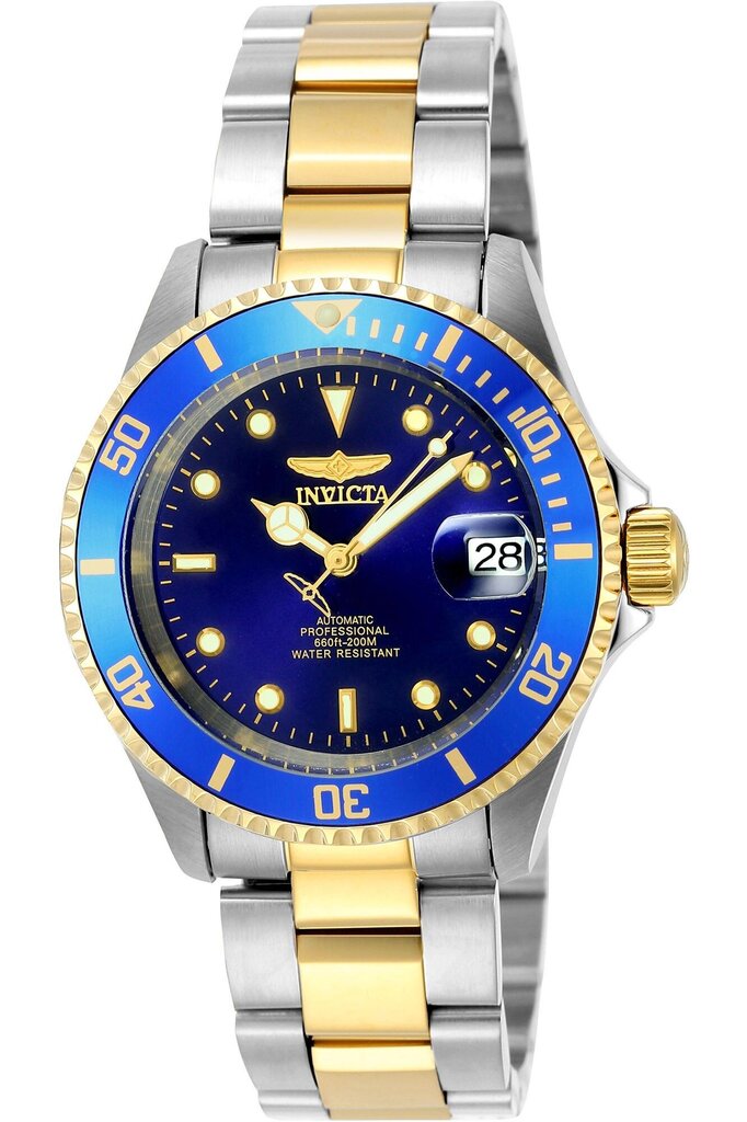 Miesten kello Invicta Pro Diver 40mm, WR200, hopea hinta ja tiedot | Miesten kellot | hobbyhall.fi