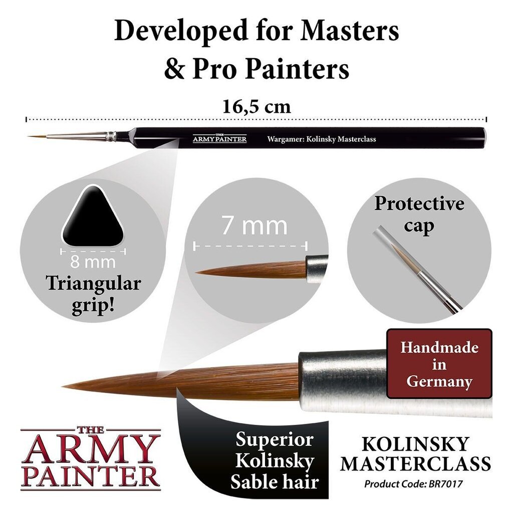 Harja Wargamer Brush: Masterclass hinta ja tiedot | Taide- ja askartelutarvikkeet | hobbyhall.fi