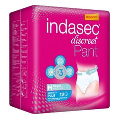 inkontinenssivaipat pant plus indasec, 12 kpl. hinta ja tiedot | Tamponit ja terveyssiteet | hobbyhall.fi