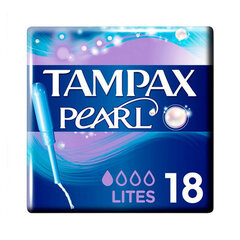 tamponipakkaus pearl lites tampax, 18 kpl. hinta ja tiedot | Tamponit ja terveyssiteet | hobbyhall.fi