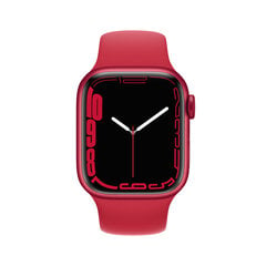 Apple Watch Series 7 GPS + Cellular, 45mm (PRODUCT)RED alumiinikuori ,(PRODUCT)RED urheiluranneke - MKJU3 hinta ja tiedot | Älykellot | hobbyhall.fi