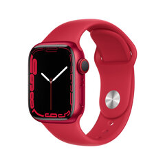 Apple Watch Series 7 GPS + Cellular, 45mm (PRODUCT)RED alumiinikuori ,(PRODUCT)RED urheiluranneke - MKJU3 hinta ja tiedot | Apple Älykellot ja aktiivisuusrannekkeet | hobbyhall.fi