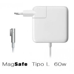 Kannettavan tietokoneen laturi Macbookille (16.5V 3.5A 60W) Magsafe L type hinta ja tiedot | Qoltec Tietokoneet ja pelaaminen | hobbyhall.fi