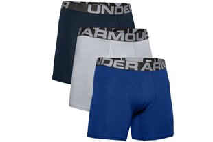 Miesten alushousut Under Armour Charged Cotton 6IN 3 Pack 1363617-400, 3 kpl hinta ja tiedot | Miesten alushousut | hobbyhall.fi