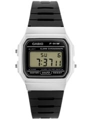 Miesten kello Casio F-91WM-7ADF laatikolla, musta/harmaa hinta ja tiedot | Miesten kellot | hobbyhall.fi