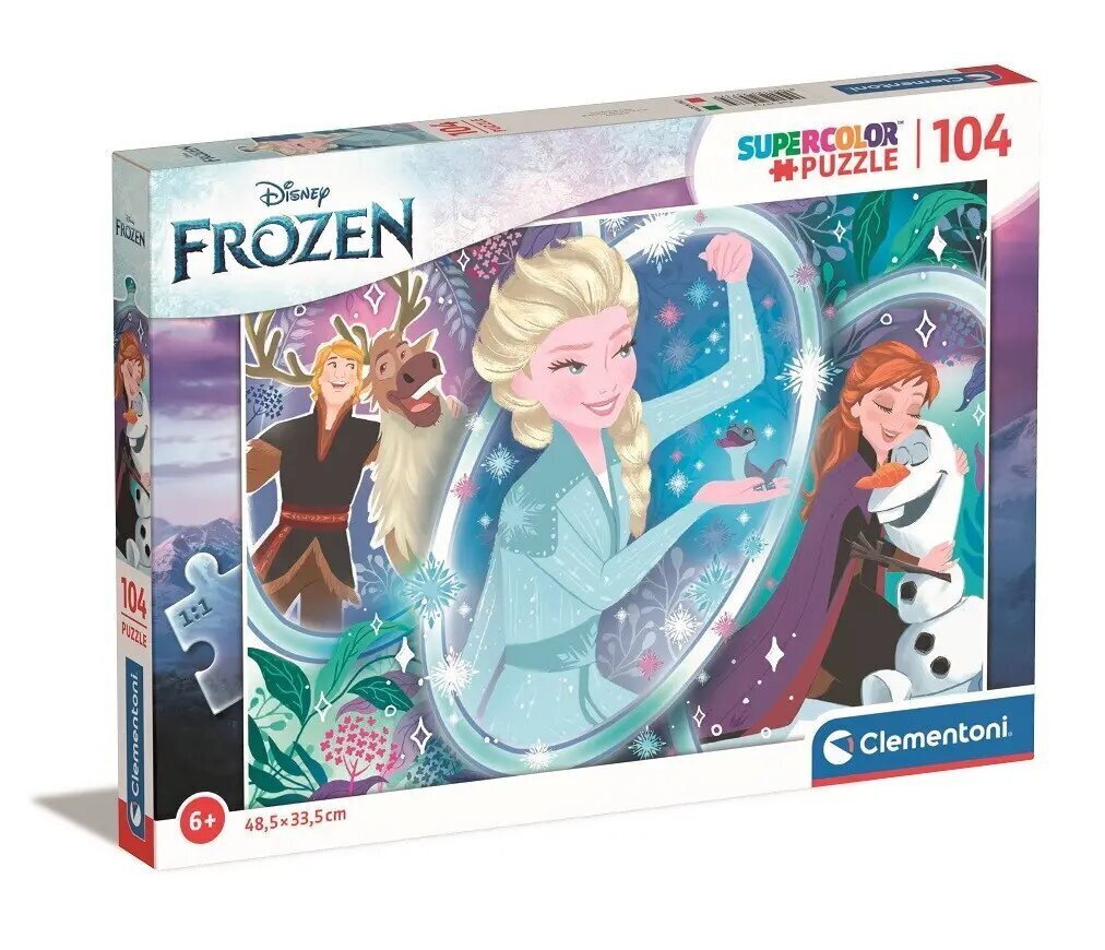 Clementoni palapeli - Frozen 2, 104 osaa hinta ja tiedot | Palapelit | hobbyhall.fi