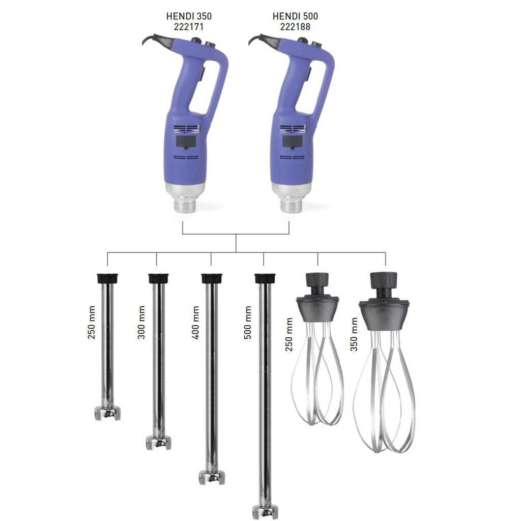 Sekoittimen terän kahva Kitchen Line 350/500, 300mm hinta ja tiedot | Sauvasekoittimet ja silppurit | hobbyhall.fi