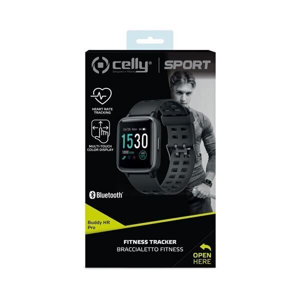 Celly Fitness Tracker - Smartwatch Pro älykello, musta hinta ja tiedot | Älykellot | hobbyhall.fi