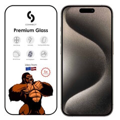 Connect Corning Gorilla Ultra Strong 3D Lasi Apple iPhone 15 hinta ja tiedot | Näytönsuojakalvot ja -lasit | hobbyhall.fi