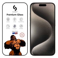 Connect Corning Gorilla Ultra Strong 3D Lasi Apple iPhone 15 Pro hinta ja tiedot | Näytönsuojakalvot ja -lasit | hobbyhall.fi