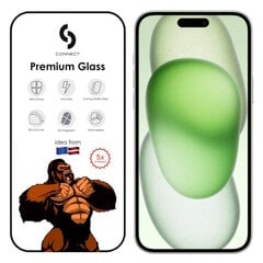 Connect Corning Gorilla Ultra Strong 3D Lasia Apple iPhone 15 Plus hinta ja tiedot | Näytönsuojakalvot ja -lasit | hobbyhall.fi