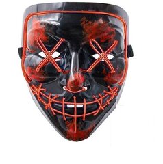 Purge Halloween LED Mask hinta ja tiedot | Naamiaisasut | hobbyhall.fi