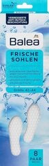 Virkistävät pohjalliset Balea Fresh valkoinen, koko 42-44, 8 paria hinta ja tiedot | Vaatteiden ja jalkineiden hoito | hobbyhall.fi