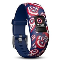 Garmin -aktiivisuusranneke vívofit Jr. 2 - Marvel Captain America, 010-01909-12 hinta ja tiedot | Aktiivisuusrannekkeet | hobbyhall.fi