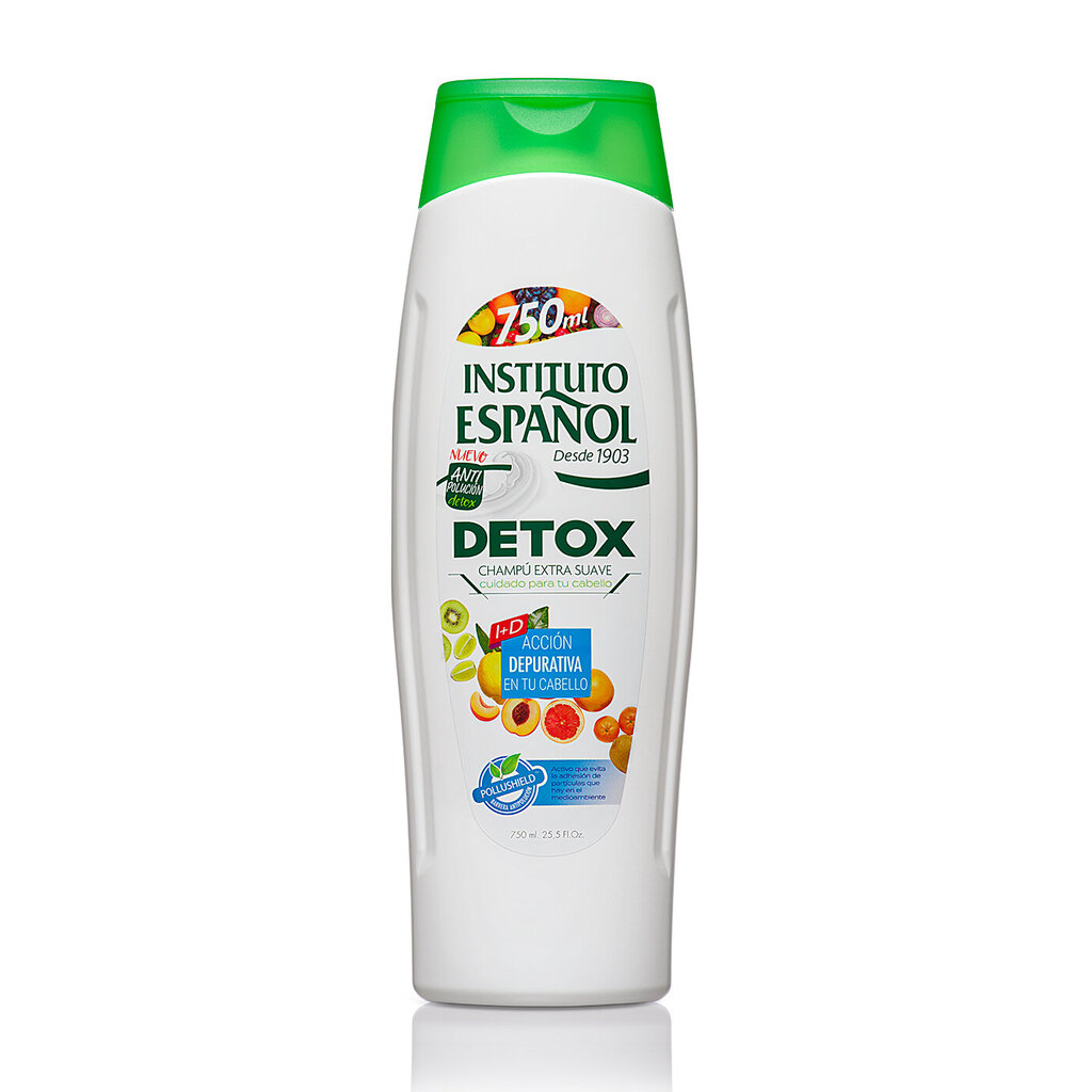 puhdistava hiusshampoo instituto espanol detox 750 ml hinta ja tiedot | Shampoot | hobbyhall.fi