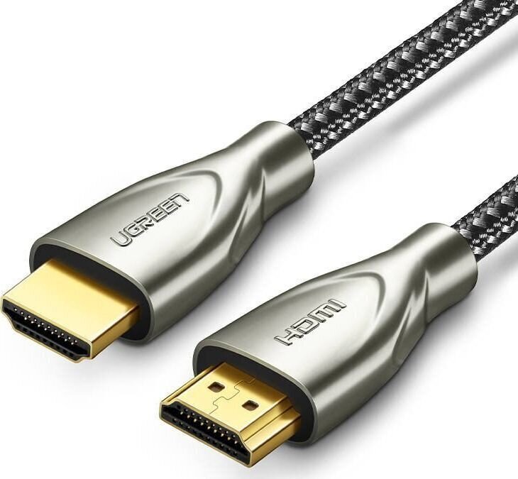 Laadukas HDMI 2.0 kaapeli 4K 60Hz, 1m, harmaa hinta ja tiedot | Kaapelit ja adapterit | hobbyhall.fi