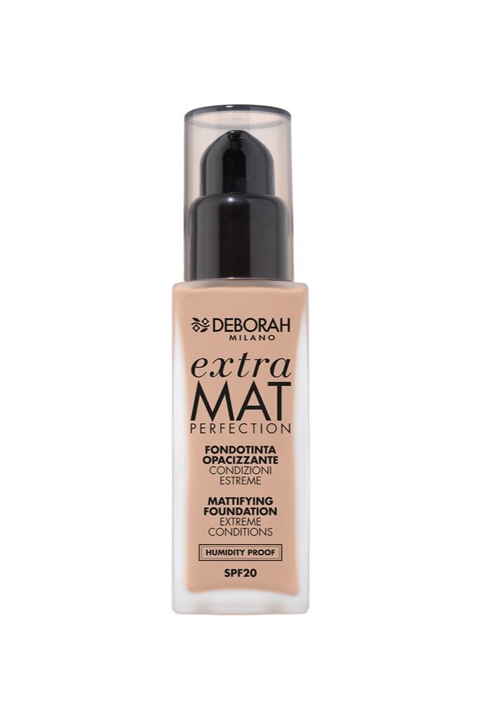 deborah extra matt foundation, 30 ml, 02 hinta ja tiedot | Meikkivoiteet ja puuterit | hobbyhall.fi