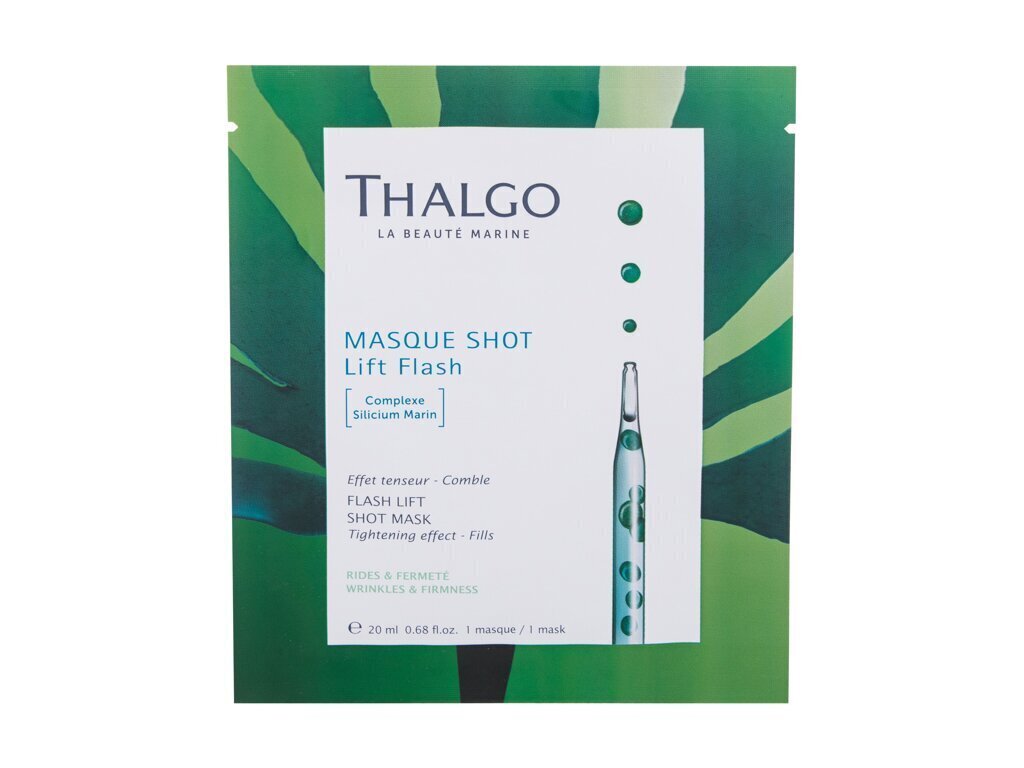 thalgo masque shot lift flash -naamio, 20 ml hinta ja tiedot | Kasvonaamiot ja silmänalusaamiot | hobbyhall.fi