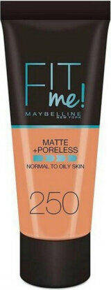 maybelline fit me matte & poreless foundation, 320 natural, 30ml hinta ja tiedot | Meikkivoiteet ja puuterit | hobbyhall.fi