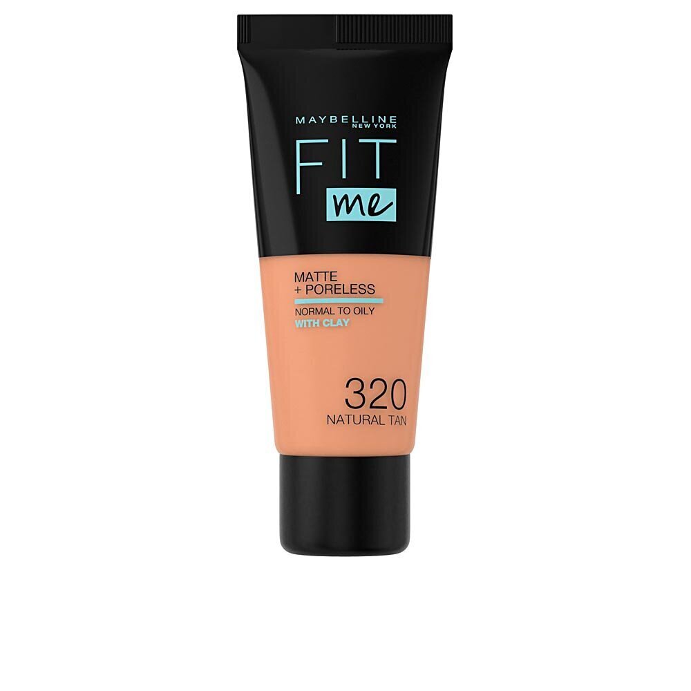 maybelline fit me matte & poreless foundation, 320 natural, 30ml hinta ja tiedot | Meikkivoiteet ja puuterit | hobbyhall.fi