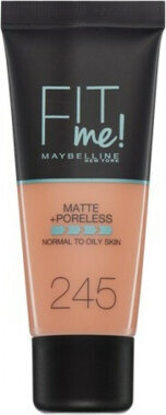 maybelline fit me matte & poreless foundation, 320 natural, 30ml hinta ja tiedot | Meikkivoiteet ja puuterit | hobbyhall.fi