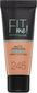 maybelline fit me matte & poreless foundation, 320 natural, 30ml hinta ja tiedot | Meikkivoiteet ja puuterit | hobbyhall.fi