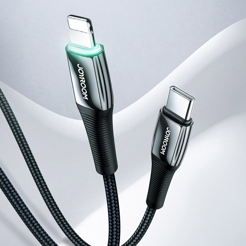 Nopea latauskaapeli iPhone USB-C - Lightning 20W 2.4A 1.2m, punainen hinta ja tiedot | Puhelinkaapelit | hobbyhall.fi