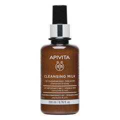 apivita milki cleanser, 200 ml hinta ja tiedot | Kasvojen puhdistusaineet | hobbyhall.fi