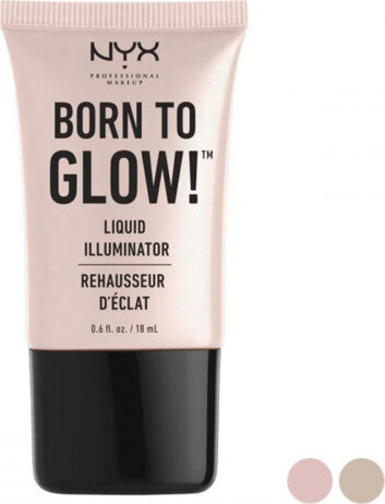 nyx highlighter born to glow! nyx, 18 ml hinta ja tiedot | Meikkivoiteet ja puuterit | hobbyhall.fi