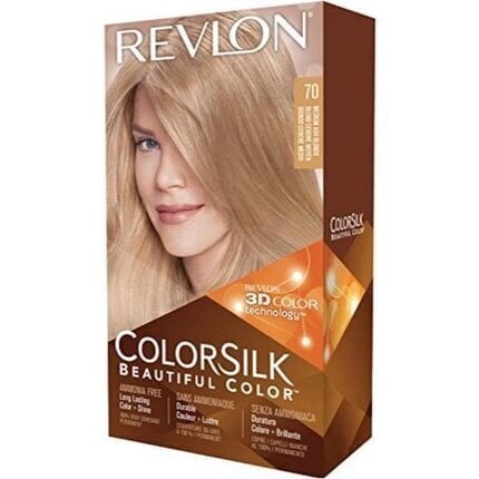 hiusväri revlon colorsilk medium ash blonde 70 hinta ja tiedot | Hiusvärit | hobbyhall.fi