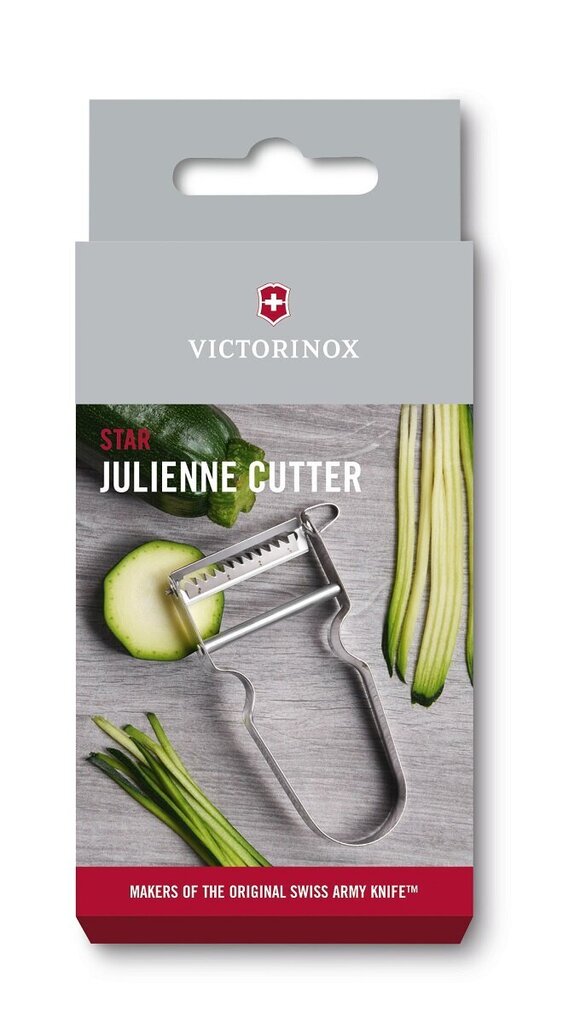 Julienne-kasvis- ja hedelmäveitsi Victorinox, hopea hinta ja tiedot | Keittiövälineet | hobbyhall.fi