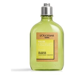 Suihkugeeli L'occitane Eau De Cedrat, 250 ml hinta ja tiedot | Suihkusaippuat ja suihkugeelit | hobbyhall.fi