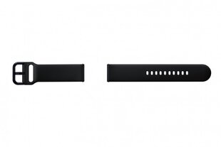 Galaxy Watch Active2 FKM Sport Strap Black, hihna - musta hinta ja tiedot | Älykellojen ja aktiivisuusrannekkeiden lisätarvikkeet | hobbyhall.fi