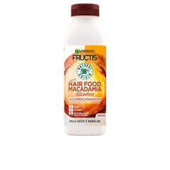 garnier fructis hair food macadamia suoristava hoitoaine 350 ml hinta ja tiedot | Hoitoaineet | hobbyhall.fi