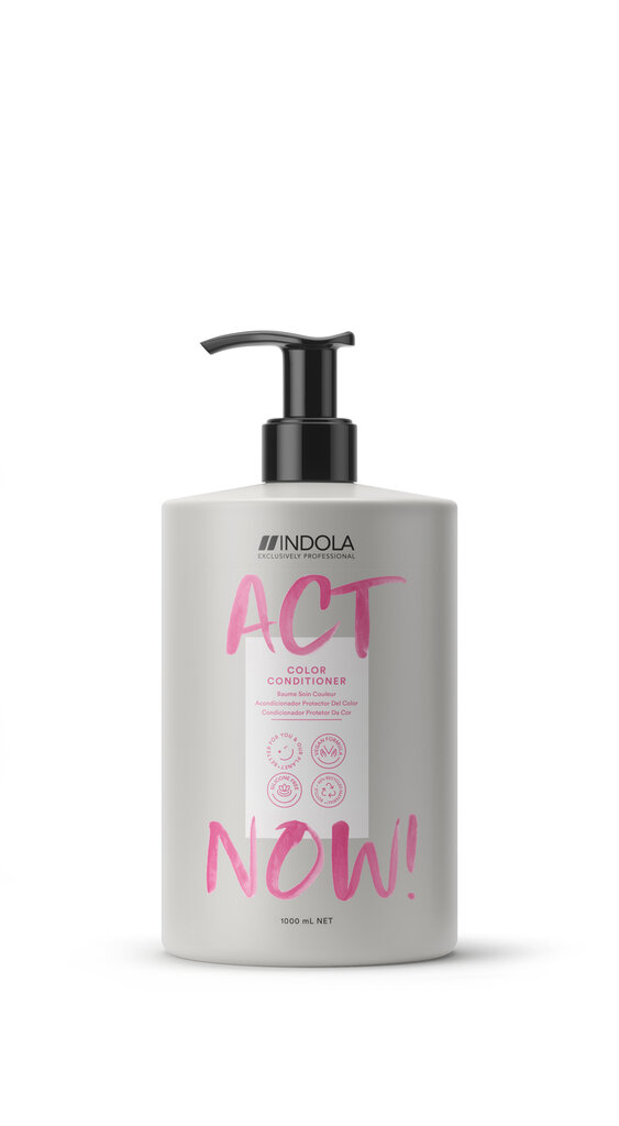 indola act now color hoitoaine värjätyille hiuksille 1000 ml hinta ja tiedot | Hoitoaineet | hobbyhall.fi