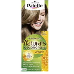 hiusten väri schwarzkopf palette naturals color creme 6.0 tumma blondi hinta ja tiedot | Hiusvärit | hobbyhall.fi