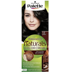 hiusten väri schwarzkopf paletti naturals väri creme 1 0 musta hinta ja tiedot | Hiusvärit | hobbyhall.fi