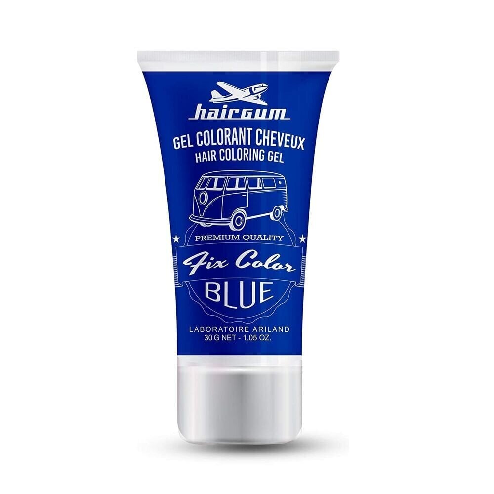 hiusväri hairgum fix color blue muotoilugeeli 30 ml hinta ja tiedot | Hiusvärit | hobbyhall.fi