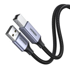 USB-B - USB 2.0 tulostinkaapeli, 5 m, musta hinta ja tiedot | Puhelinkaapelit | hobbyhall.fi